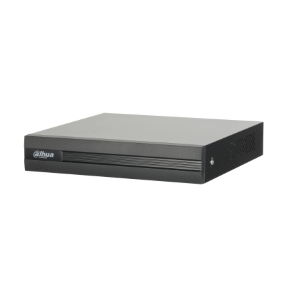 Grabador Dahua Cooper 4 Canales Wizsense 6ch IP max 6MP SMD Plus Soporta HDCVI, AHD, TVI, CVBS, IP incluye 1xSSD 1TB 1xHDMI 1xVGA 2xUSB Audio 1I/1O 1xRJ45 DH-XVR1B04H-I(V2.0)-SSD