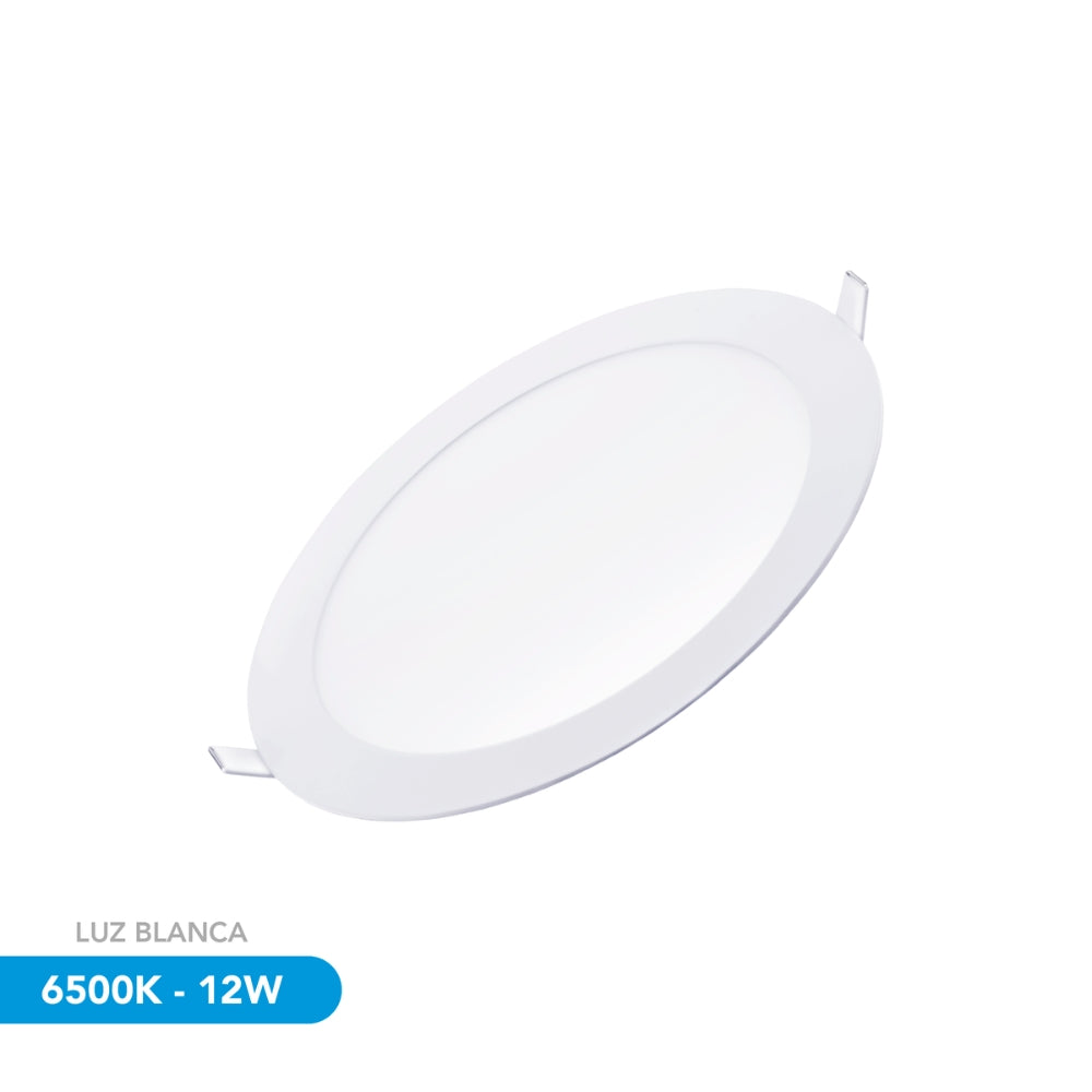 Luz LED Dimax Redonda de Empotrar 12W Luz Blanca 6500K S142