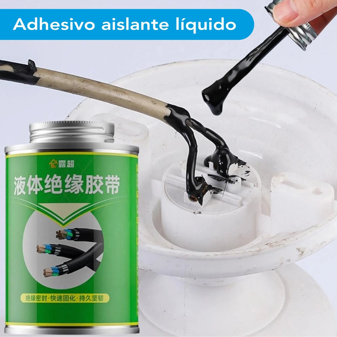 Pegamento Aislante Liquido Dimax Secado en 6 a 8 Horas para Circuitos Cables y Lineas color Negro 150ml N115