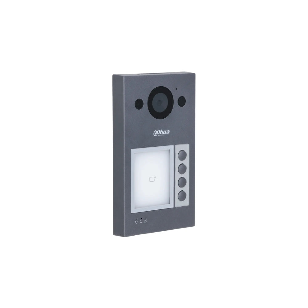 Frente de Calle Dahua 2MP IP WiFi Soporta 2 Cerraduras INcluye Cobertor de Lluvia Micro SD hasta 256GB PoE IK08 IP65 DHI-VTO3311Q-WP
