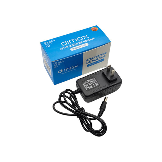 Adaptador de Voltaje Dimax Entrada 100 240VAC Salida 5Vdc 2Amp para Camaras y Control de Acceso N087