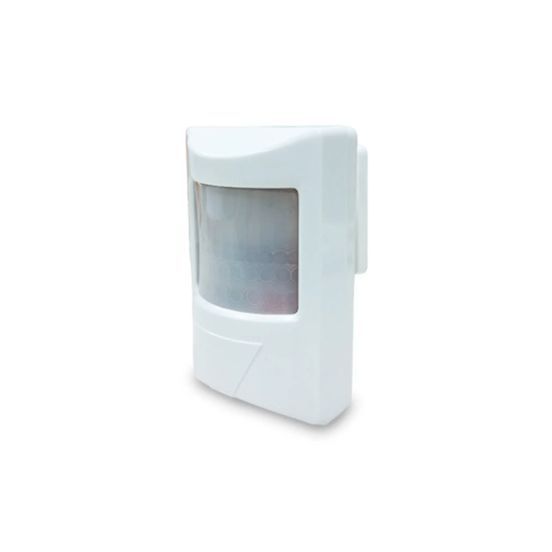 Sensor de Movimiento Dimax para Pared Angulo 180° Rango Detecta 12Metros Ajuste Tiempo 10sec-10min Carga 300-1200Watts IP20 E008