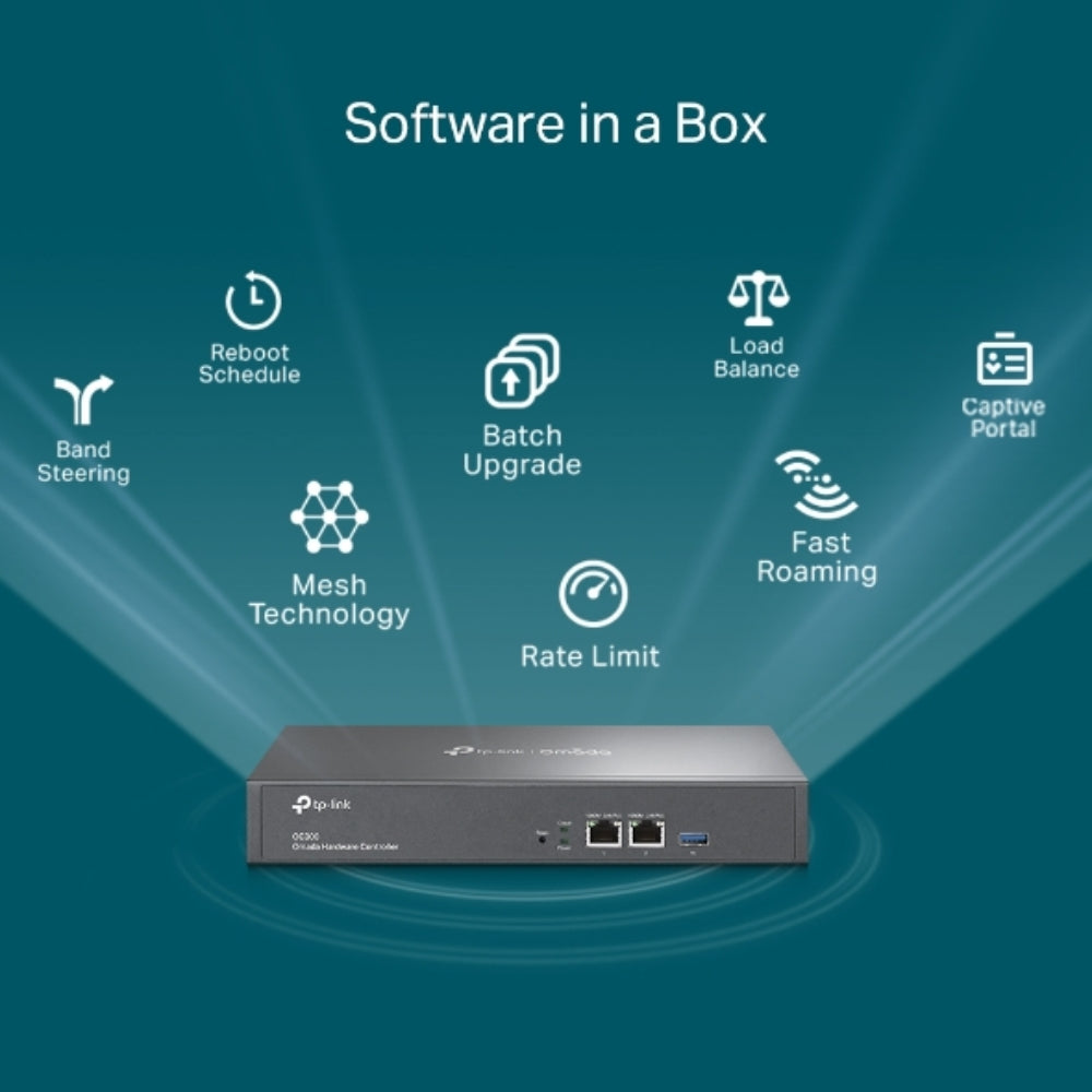 Controlador Cloud TP-Link Omada 2 Puertos Gigabit AP Switch Router Tecnologia Nube Hibrida OC300