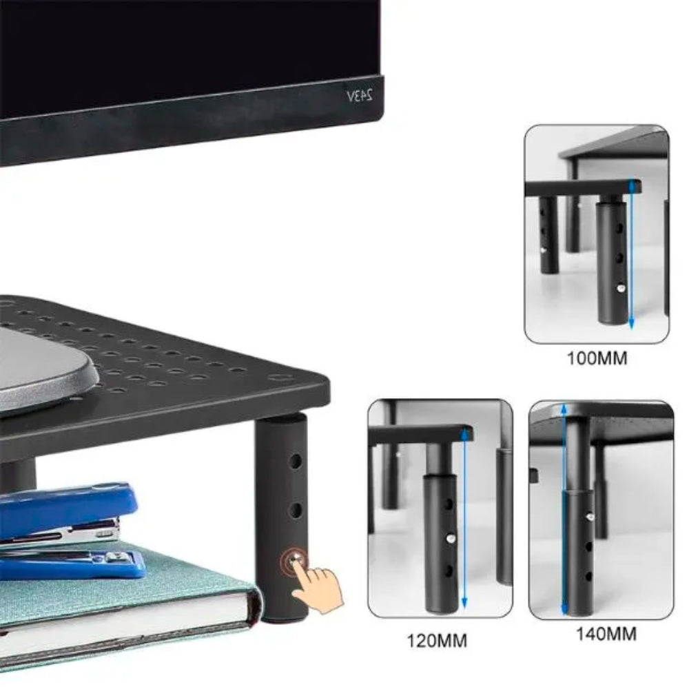 Soporte de Monitor Dimax de 3 Niveles Soporta 20Kg B018