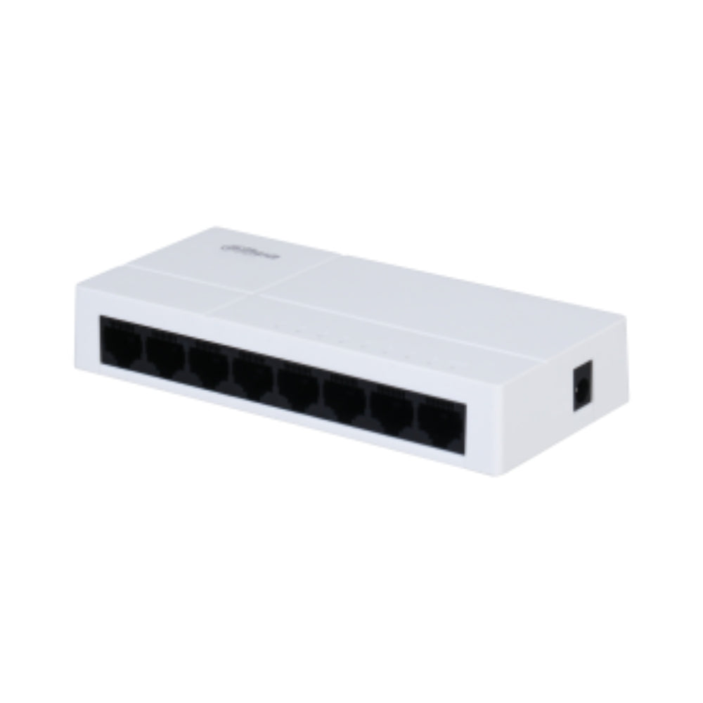Switch Dahua 8 Puertos Gigabit Facil Instalacion Material Plastico DH-PFS3008-8GT-L-V2