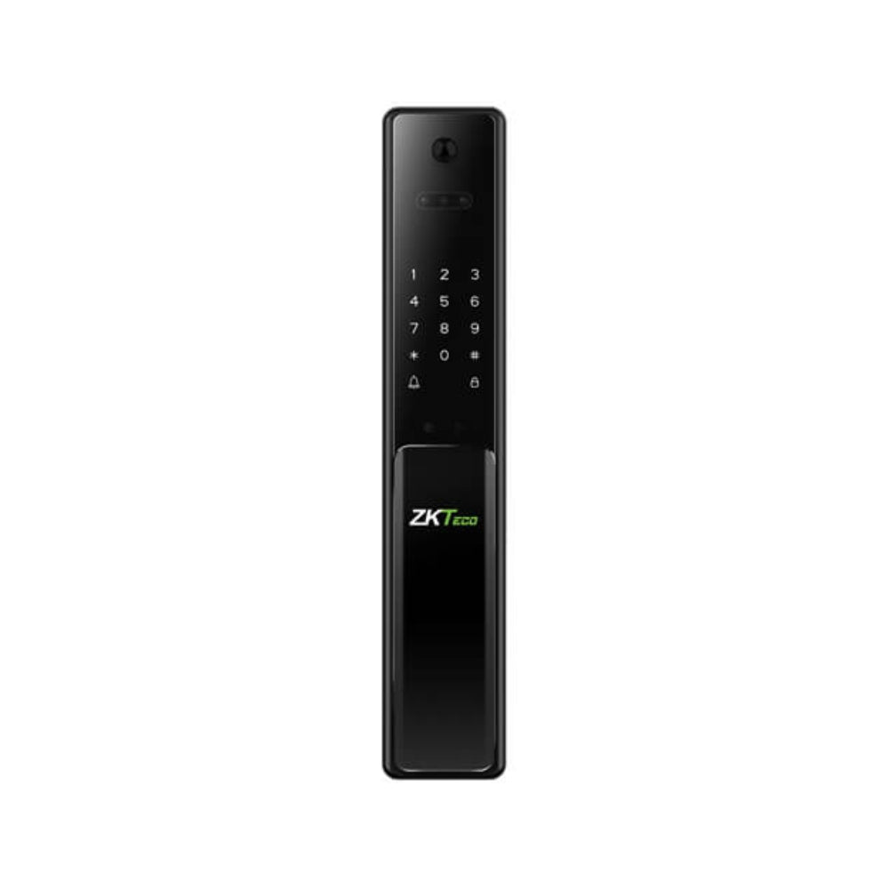 Cerradura Smart Zkteco Capacidd 50xRostro 100xHuella 50xContraseña 50xTarjeta IC S50 Comunicacion WiFi Bateria Interna 4200mA HBL400-Left