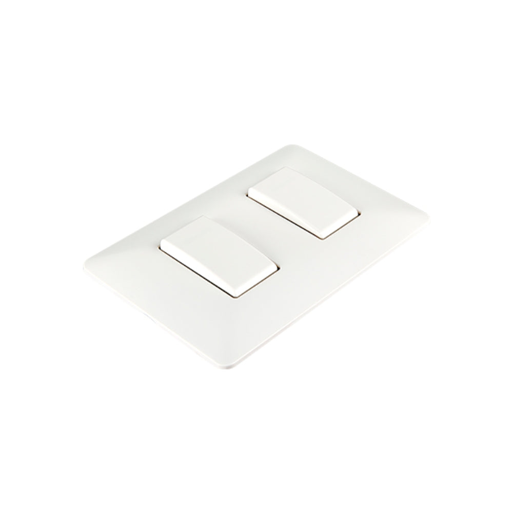 Interruptor Dimax 2 Puntos 10 Amp color Blanco Z003