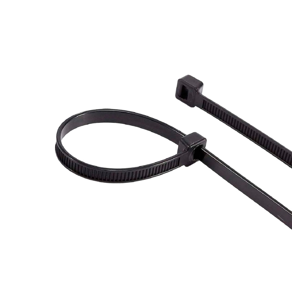 Pack de Precintos Dimax de Plastico 50 piezas de 15cm y 50 piezas de 20cm color Negro F323