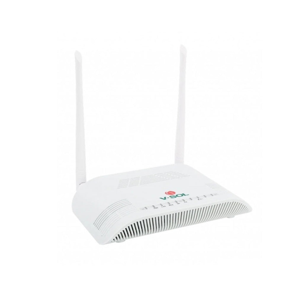 ONU V-Sol modo Dual EPON GPON WiFi 1G PON+1GE+1FE+WiFi+CATV Conector SC/APC Chipset Realtek DDOS Compatible con OLT Huawei ZTE Fibrehome Dasan y Alcatel V2802GWT