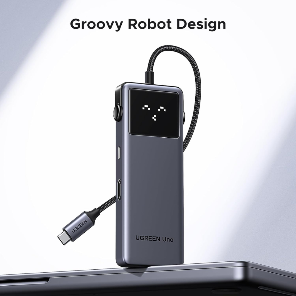 Hub USB-C Ugreen 6en1 1xHDMI 4K 2xUSB-A 3.2 2xUSB-C 3.2 PD hasta 100Watts Velocidad hasta 10Gbps 35998