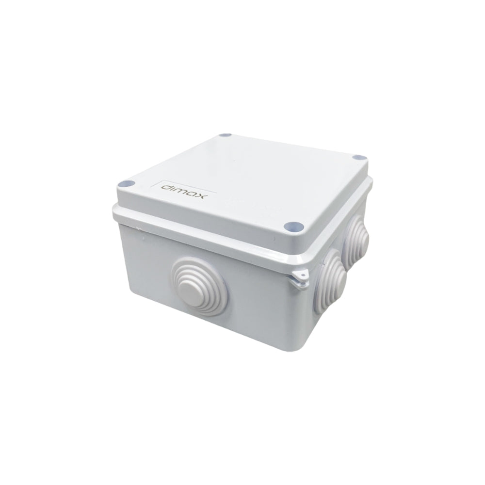 Caja de Sobreponer Dimax para Exterior IP65 10x10x7cm salidas F305