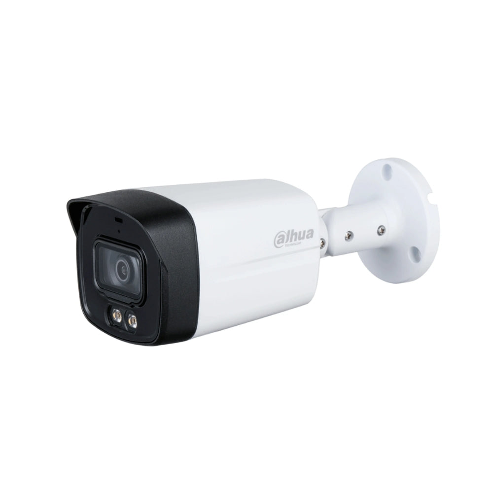 Camara Dahua HDCVI Bala 2MP Full Color Metal/Plastico Lente 3.6mm IR 40metros IP67 HAC-HFW1239TLM-LED-036-S2