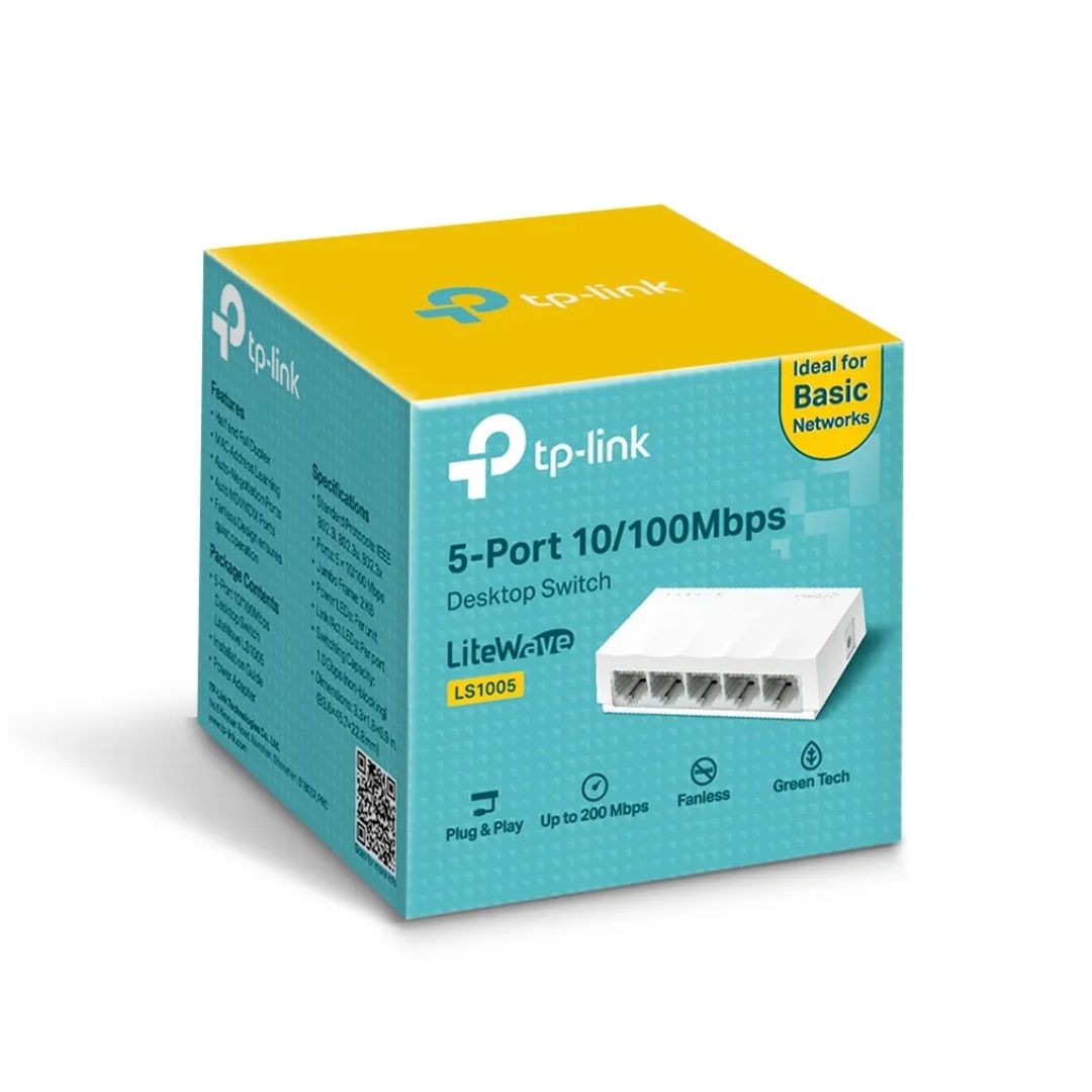 Switch TP-Link Lite Wave 5 Puertos Gigabit LS1005