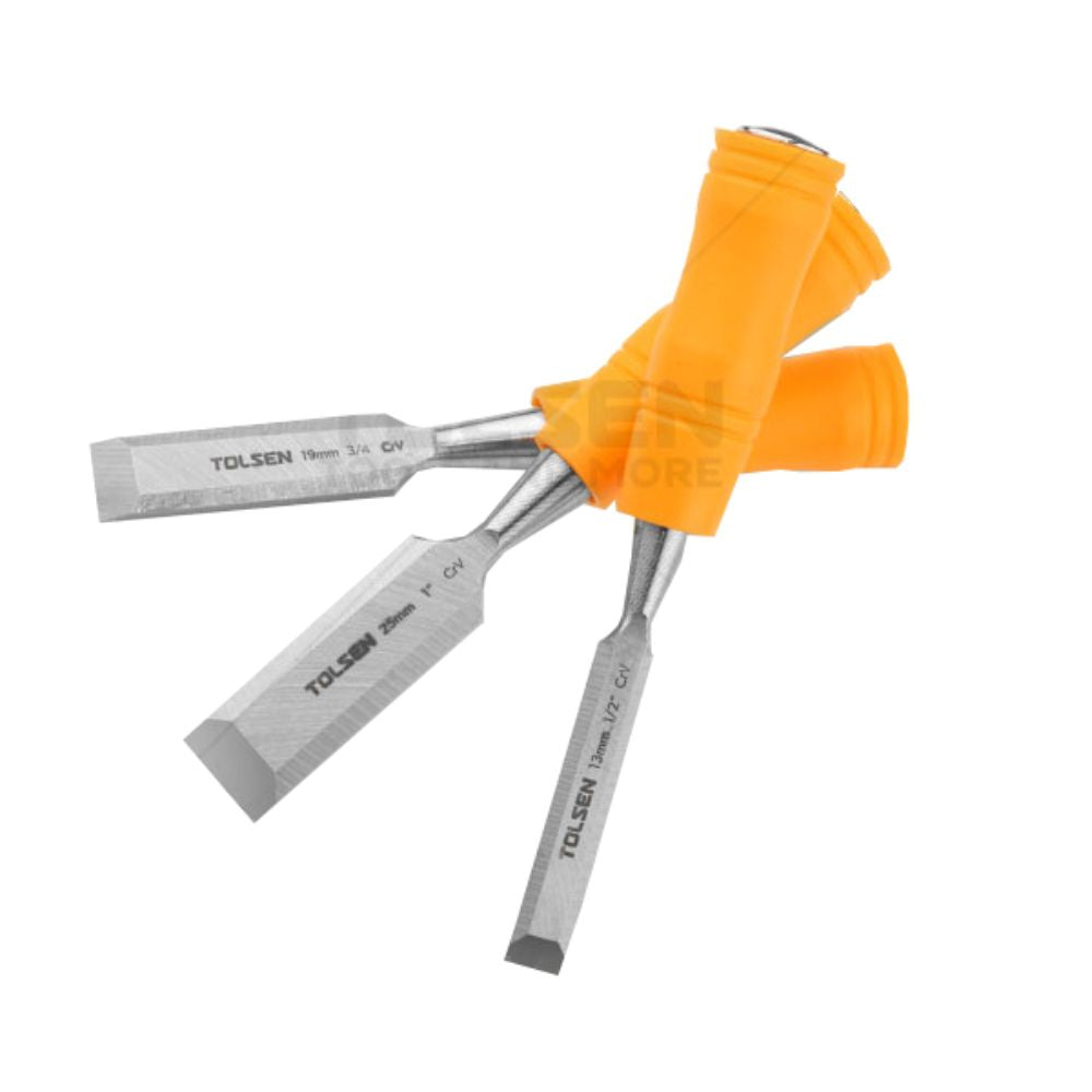 Set de 3 Cinceles de 1/2" 3/4" 1" Material CVR 25380