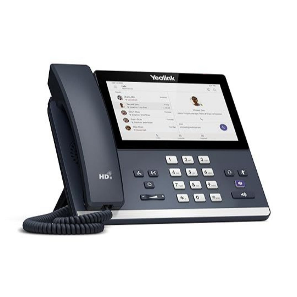 Telefono IP Yealink Teams Edition Pantalla Tactil 7" Android 12 WiFi 2.4 y 5GHz USB-A 2xEthernet Gigabit Soporta Modulo de Expansion EXP50 MP-56-TEAMS