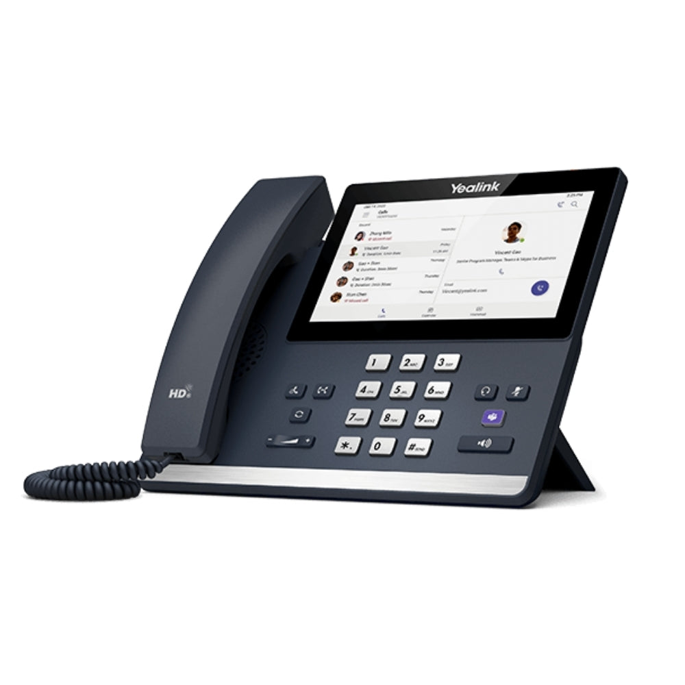 Telefono IP Yealink Teams Edition Pantalla Tactil 7" Android 12 WiFi 2.4 y 5GHz USB-A 2xEthernet Gigabit Soporta Modulo de Expansion EXP50 MP-56-TEAMS