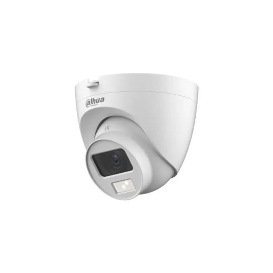 Camara Dahua HDCVI Domo 5MP Full Color Plastica con Audio Lente 2.8mm IR 20 metros 25fps 5MP IP67 HAC-HDW1500CLQ-IL-A-28-S2