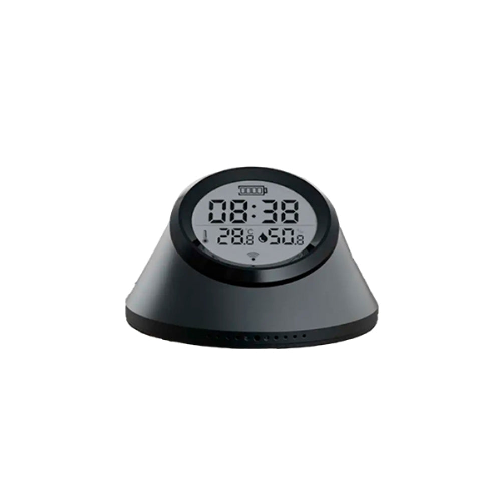 Sensor Dimax de Temperatura y Humedad Zigbee Control por Voz Alexa y Google Pantalla con Reloj Digital Bateria 400mAh S111