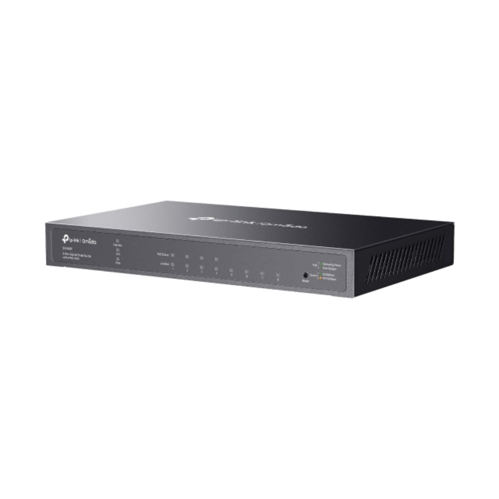 Switch TP-Link Jetstream 8 Puertos Gigabit 4 Puertos POE+ Potencia 62Watts TL-SG2008P