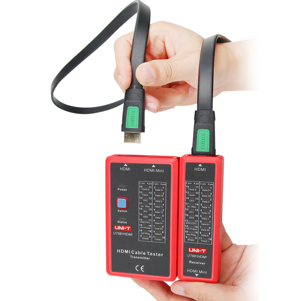 Tester para Cable HDMI y Mini HDMI Uni-T UT681HDMI