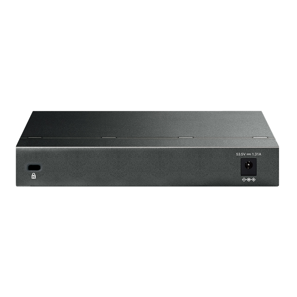 Switch TP-Link 8 Puertos Gigabit 4 Puertos POE 802.3AF/AT Potencia POE 64W hasta 30W por Puerto TL-SG108PE
