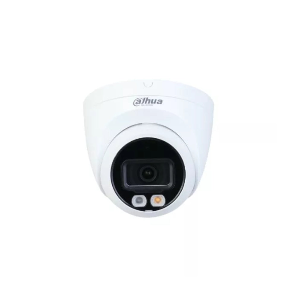 Camara IP Dahua Domo 4MP Full Color Wizsense Monitoreo Inteligente Micro SD 256GB SMD Plus Lente 2.8mm IR 30 metros IP67 IPC-HDW2449TP-S-IL-0280B