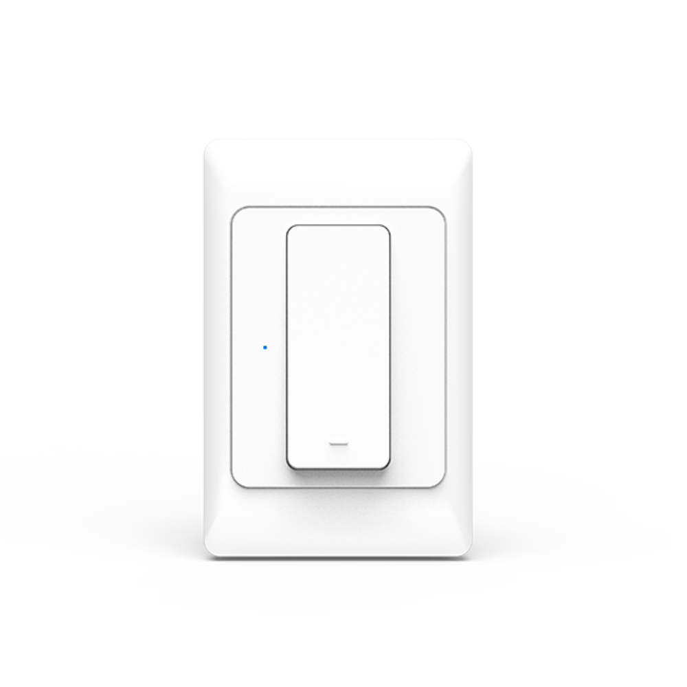 Interruptor Dimax de 1 Punto Smart WiFi 2.4GHz Control por Voz Alexa y Google color Blanco H344
