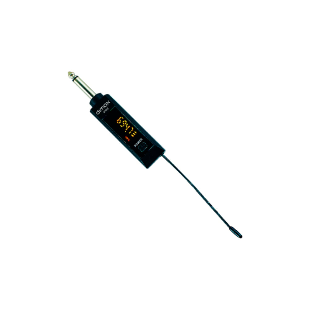 Microfono Dimax UHF Inalambrico 470 a 608MHz Alcance hasta 60 Metros Bateria hasta 5 Horas M002