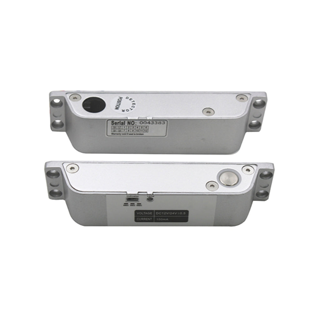 Chapa Electrica Dimax Electrobolt para Puerta de Madera Metal Blindex No necesita Bracket Tamaño 150x37x40mm C795