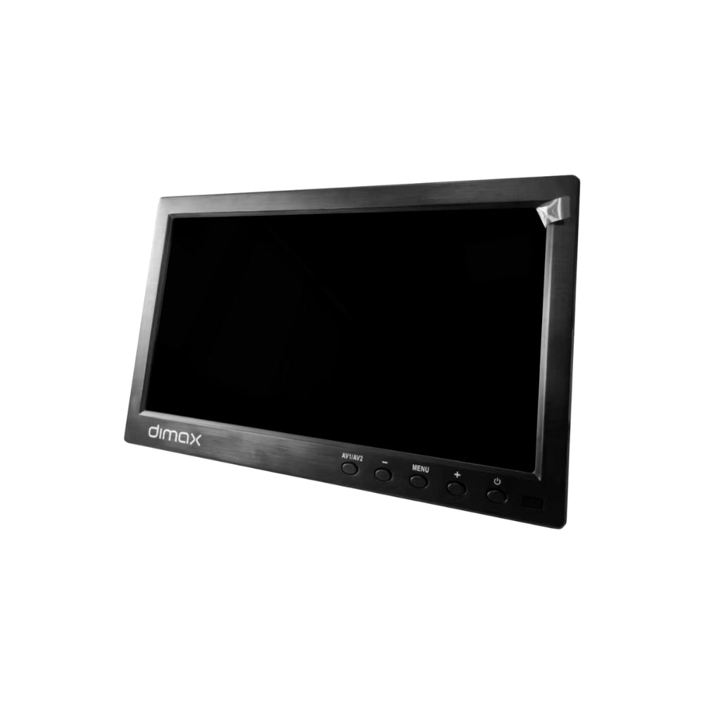 Monitor Dimax LCD de 10.1" Resolucion 1024x600 Pantalla TFT LCD Puertos VGA HDMI BNC USB OSD N098