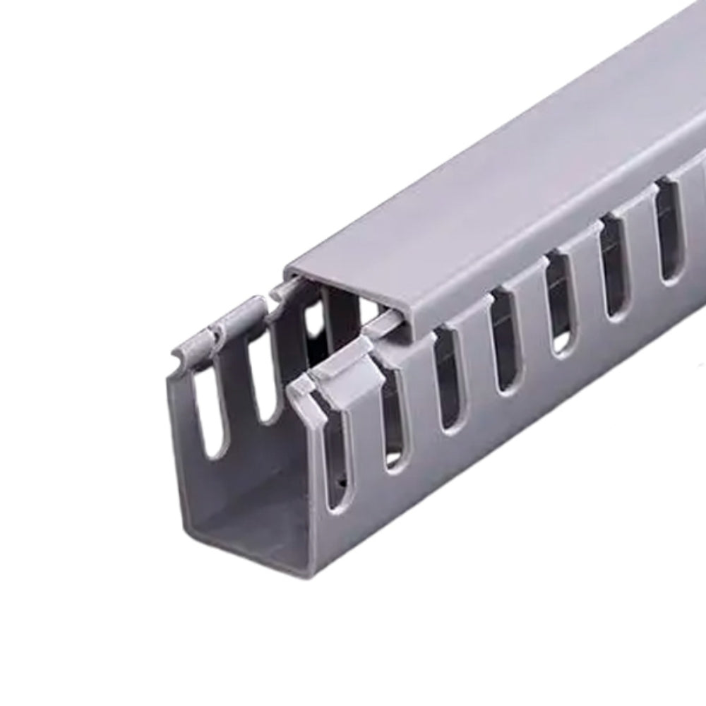 Cable Canal Dimax Ranurado 40x25mm Paquete de 10 Unidades Longitud 2 Metros color Gris S126