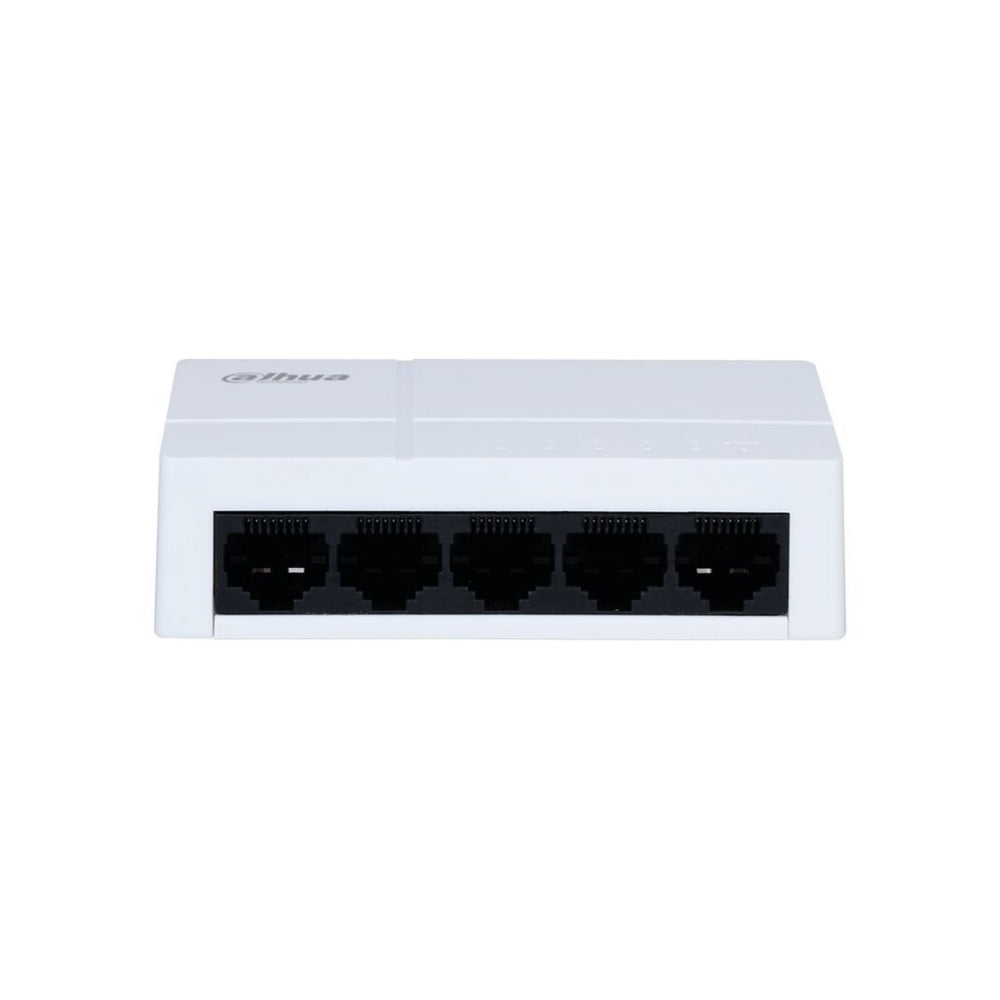Switch Dahua 5 Puertos Gigabit Conmutacion 10Gbps Plastico DH-PFS3005-5GT-L-V2