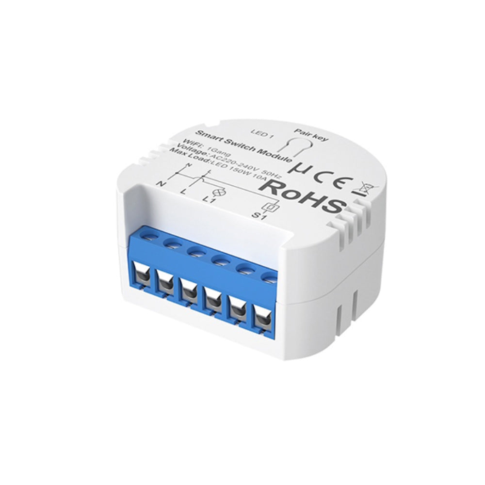 Modulo de Interruptor Dimax WiFi 1 Punto hasta 150 Watts Control por Voz Alexa y Google H368