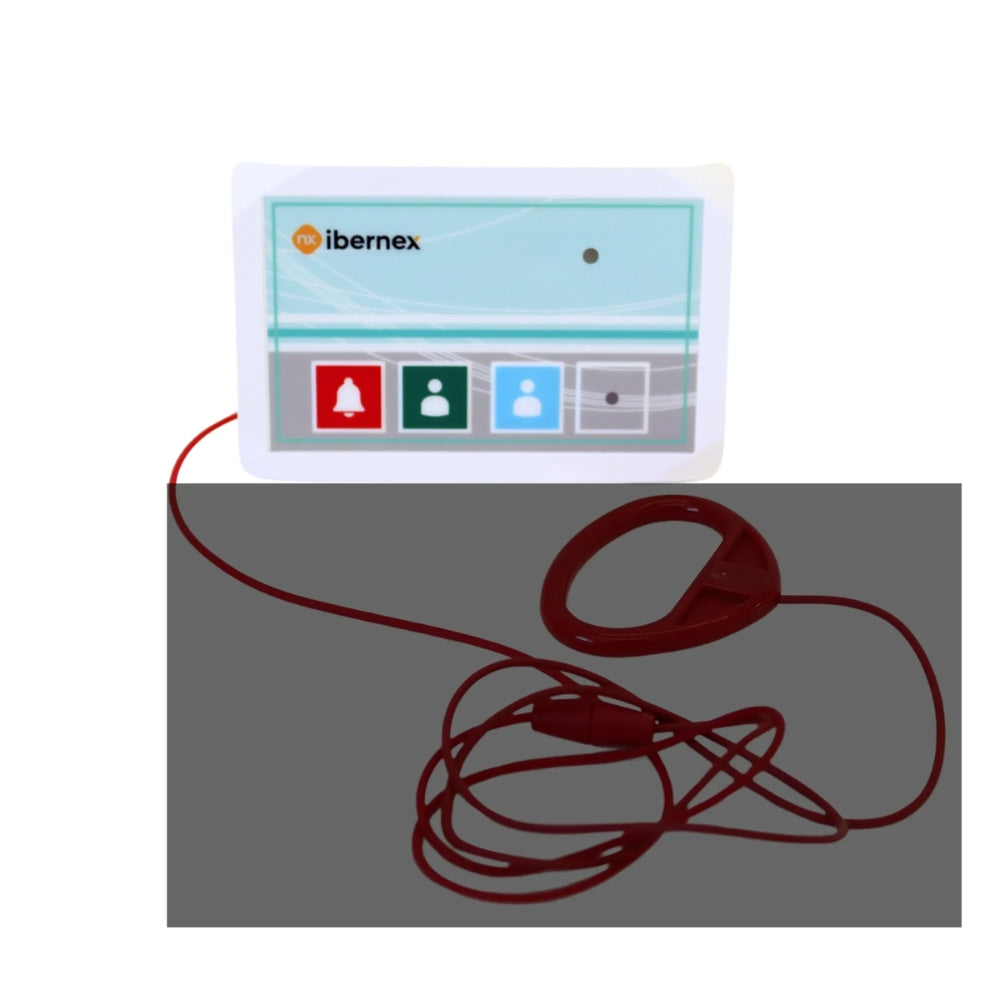 Terminal de Cama Ibernex Inalambrico con Boton de Alarma, Presencia y Alarma de Medico NX8809
