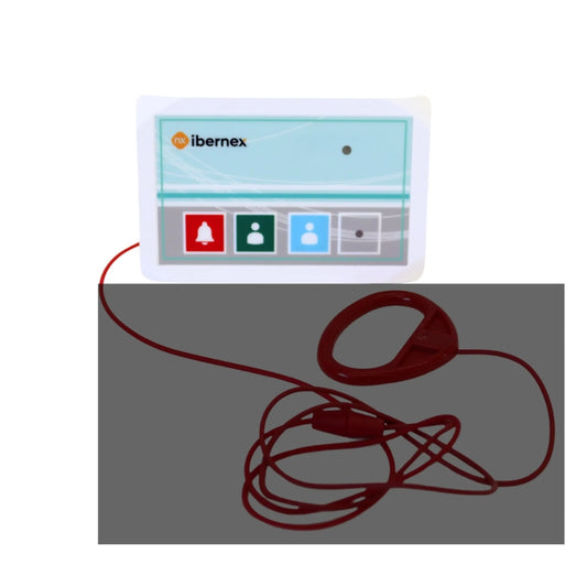 Terminal de Cama Ibernex Inalambrico con Boton de Alarma, Presencia y Alarma de Medico NX8809