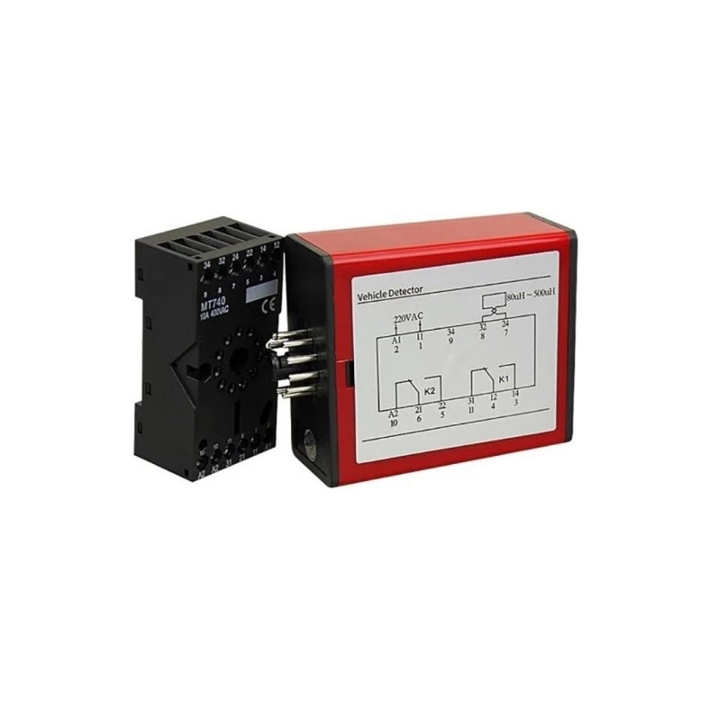 Detector de Masa Zkteco para Barrera Vehicular 1 Canal 220VAC PSA02
