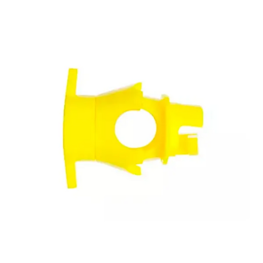 Aislador Dimax para Cercas Electricas de Sujecion de Linea con Rosca para varilla Circular Aislacion hasta 12KV Bolsa de 25 piezas color Amarillo ISO-600A