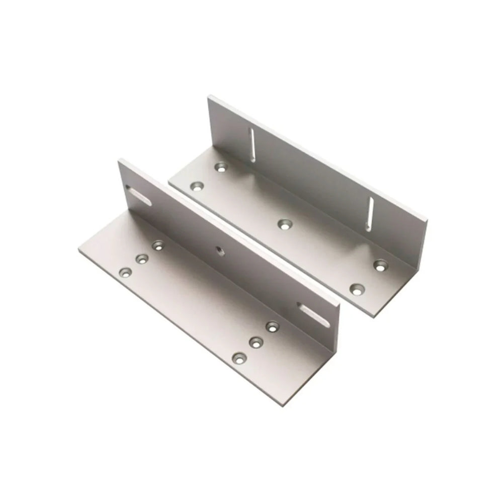 Bracket Zkteco para Cerradura YM-180 AL-180 Compatible con Puertas de Madera Blindex Aluminio Metal Aluminio de Alta Resistencia AL-180PZ