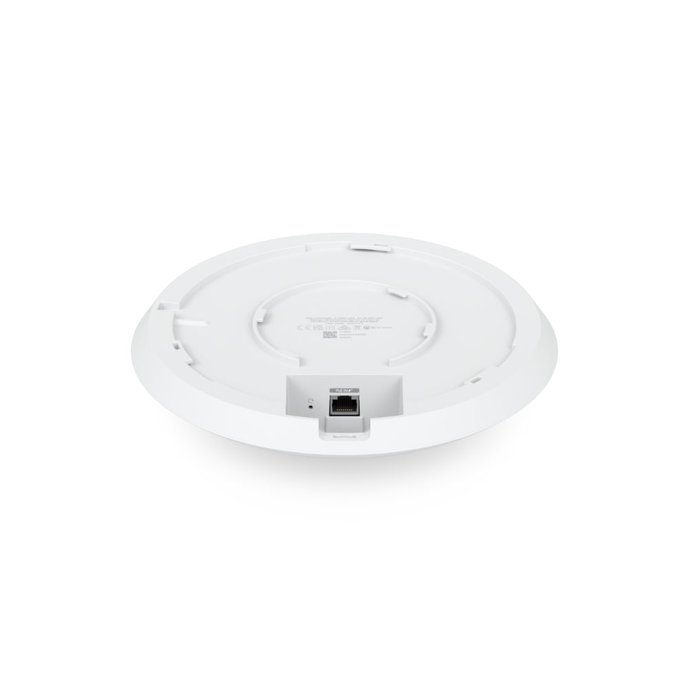 Access Point Ubiquiti WiFi6E Unifi AC Enterprise 2.4 5 6 GHz Full Duplex 802.3AT Hasta 8 SSIDs Hasta 600 Usuarios Sin Inyector PoE Semi Interior IP54 UB-U6-ENTERPRISE