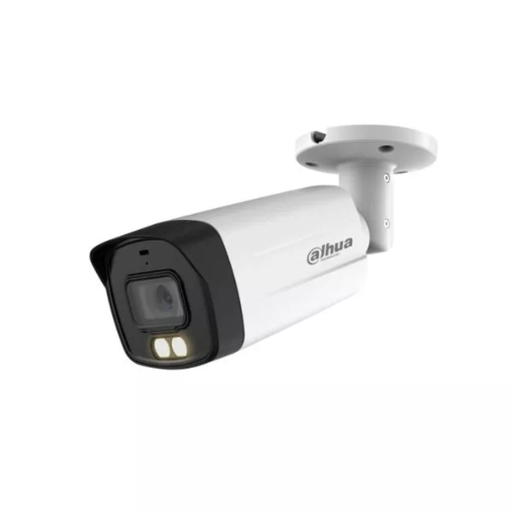 Camara Dahua HDCVI Bala 2MP con Audio Doble Luz Lente 2.8mm IR 40 metros 30 fpso 1080p IP67 HAC-HFW1239TM-IL-A-028-S2