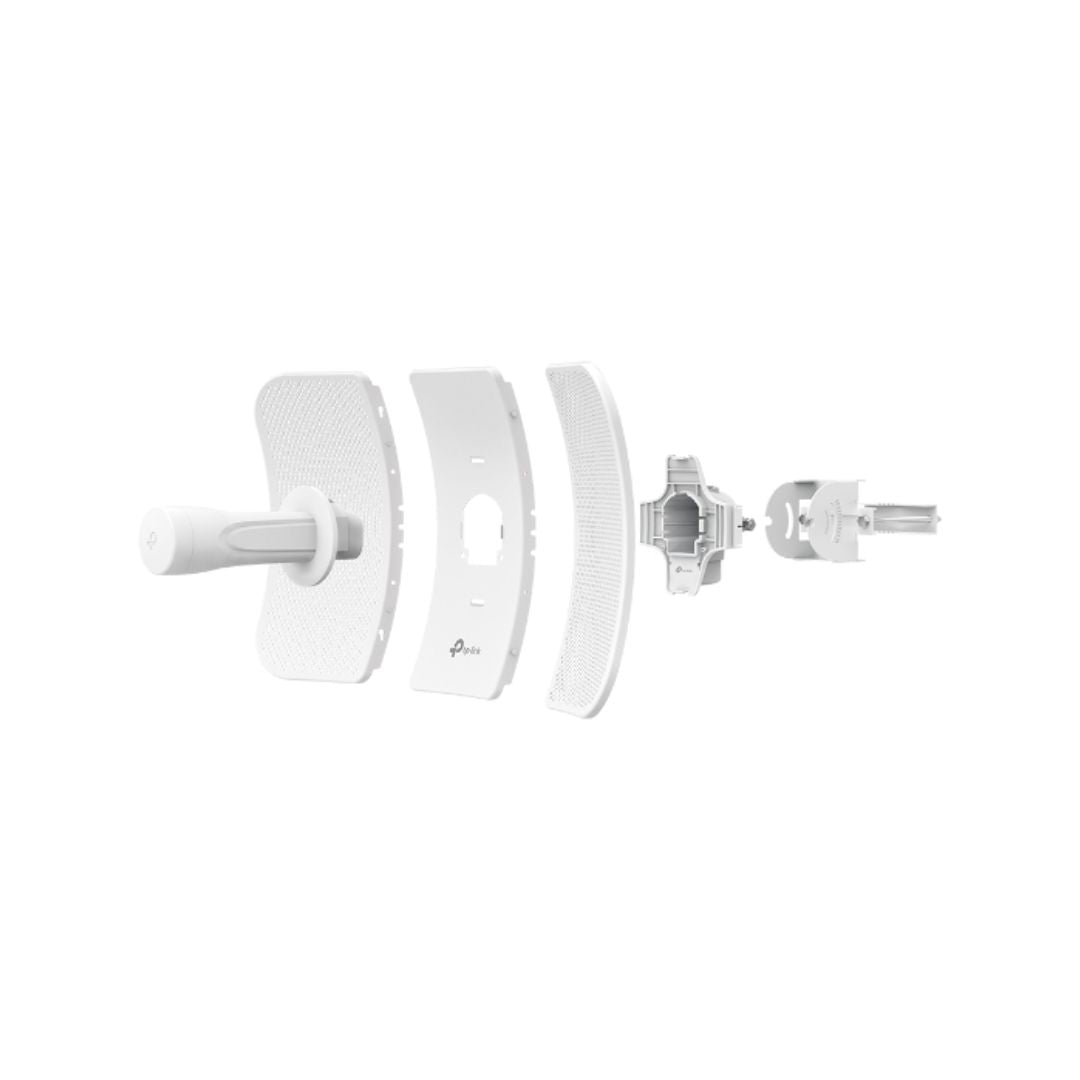 CPE TP-Link Outdoor Antena 23dBi 2x2 MIMO 5GHz 300Mbps Tecnologia Pharos Maxtream TDMA 1xEthernet 10 100Mbps IP65 CPE610