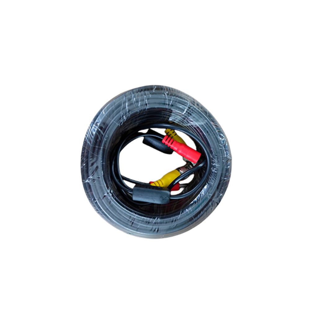 Patch Cord Dimax BNC+DC para Conexion de Camaras Cable de 10 metros color Negro N055