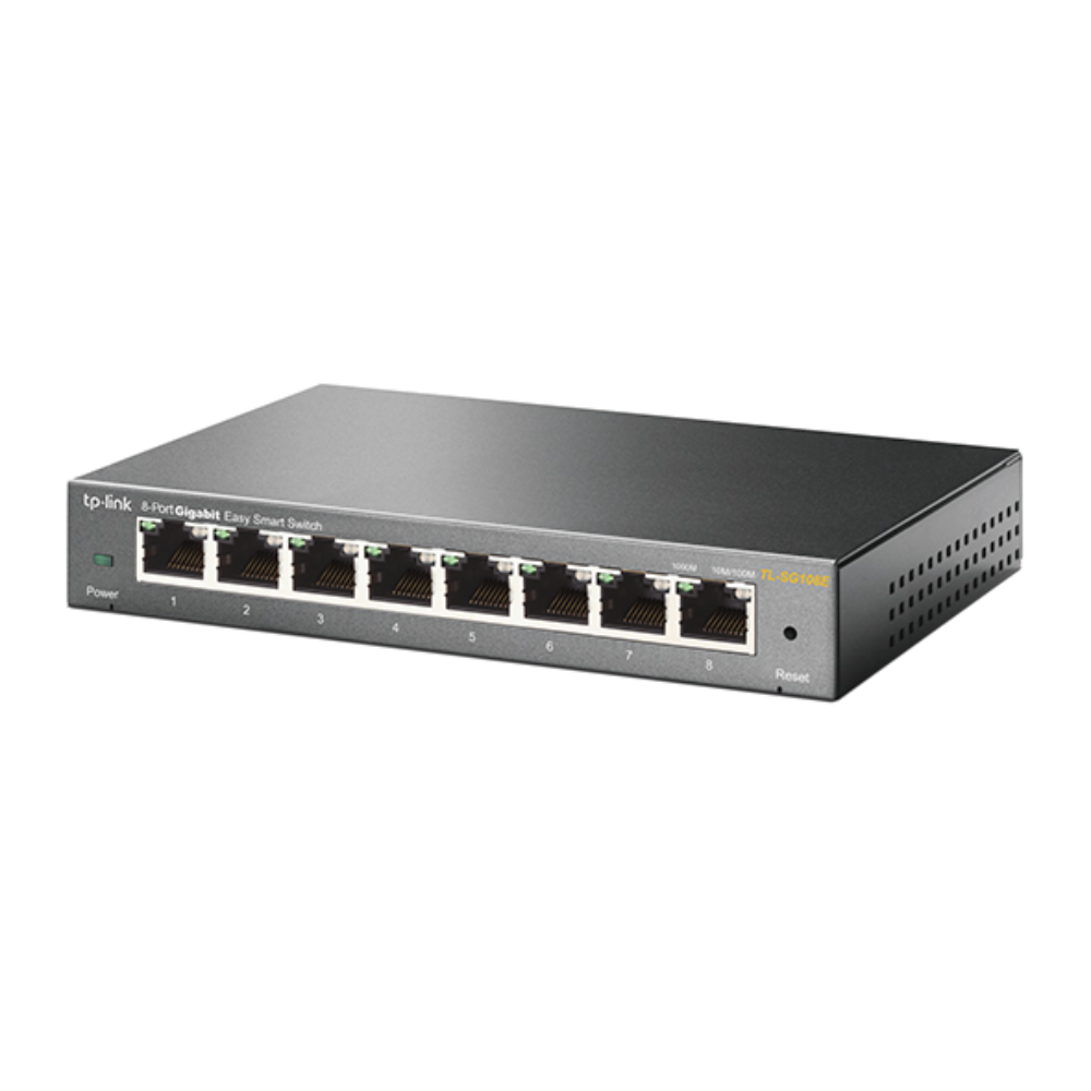 Switch TP-Link Easy Smart 8 Puertos Gigabit Gestion Centralizada TL-SG108E
