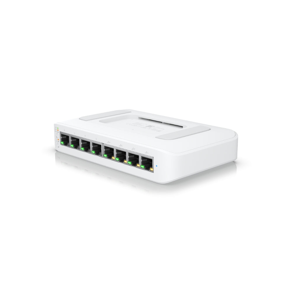 Switch Ubiquiti Unifi Lite PoE 8xPoE 4xPuertos AT/PoE 4xGigabit Soporta 802.3AT Consumo Max 52Watts Capa 2 UB-USW-LITE-8-POE