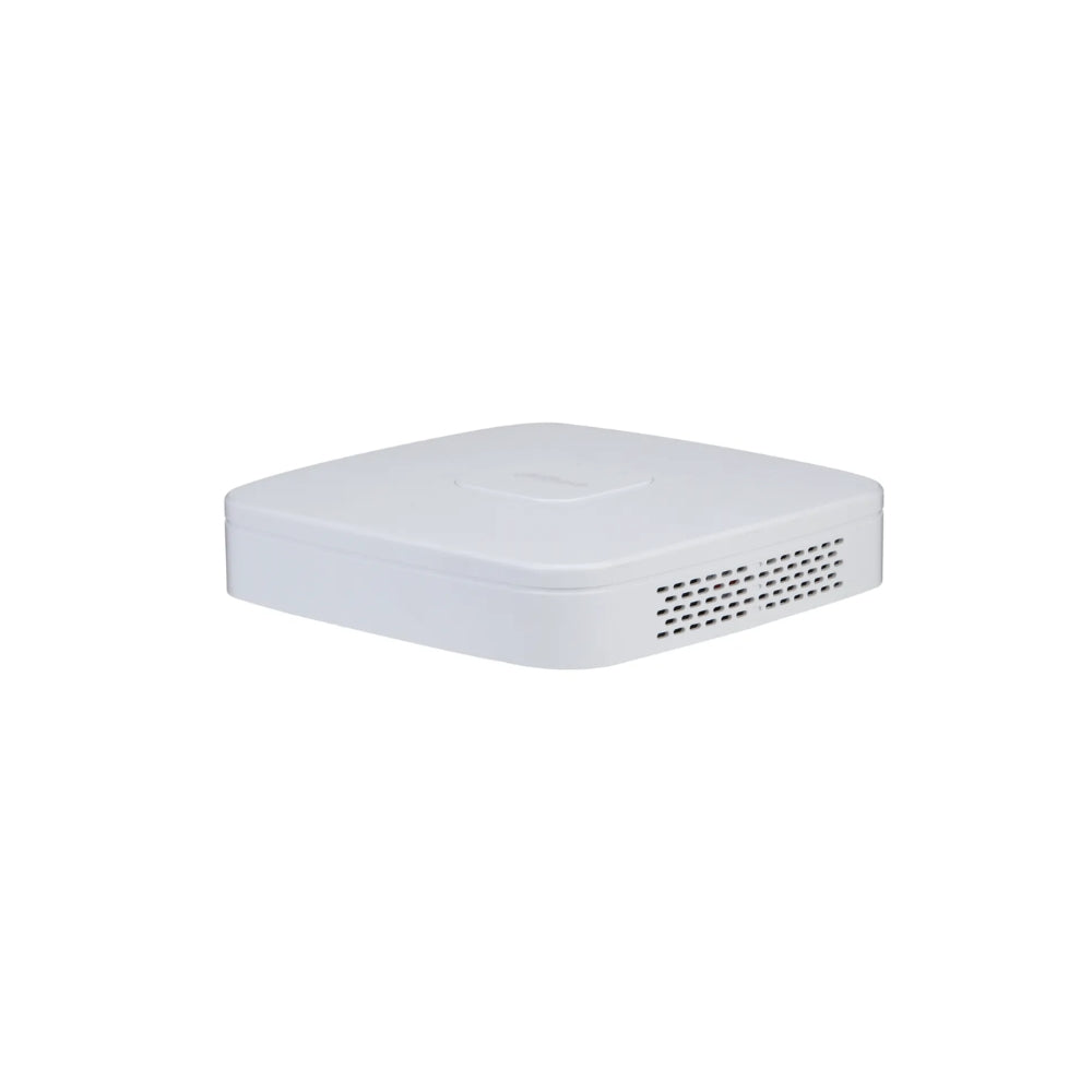 Grabador IP Dahua de 8 Canales 4K Soporta Camaras hasta 12MP 4CH SMDP Soporta EPTZ Audio 1I/1O 1xHDMI 2xUSB DHI-NVR4108-4KS3