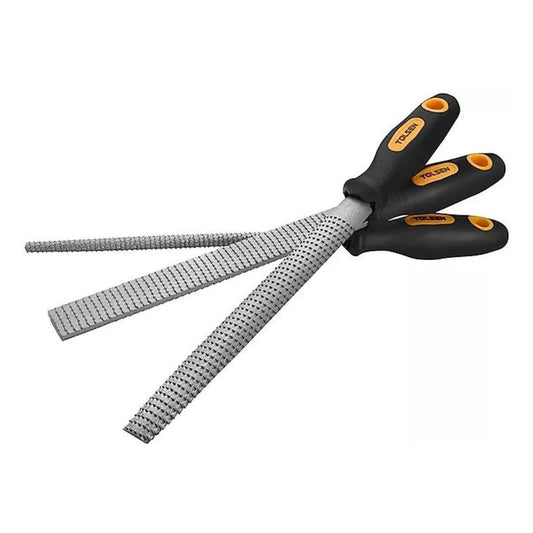 Set de 3 Limas Tolsen 200mm 8" Plano Semicircular y Redondo 32037