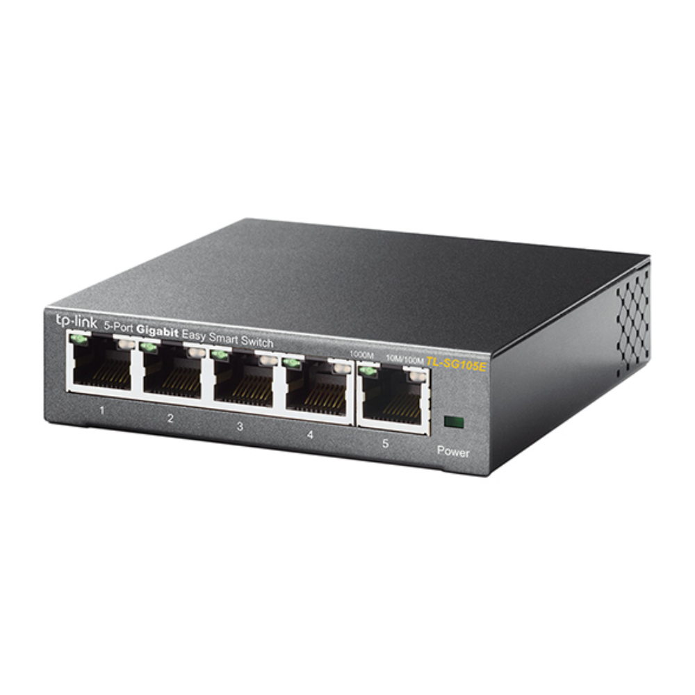 Switch TP-Link Easy Smart 5 Puertos Gigabit Gestion Centralizada TL-SG105E