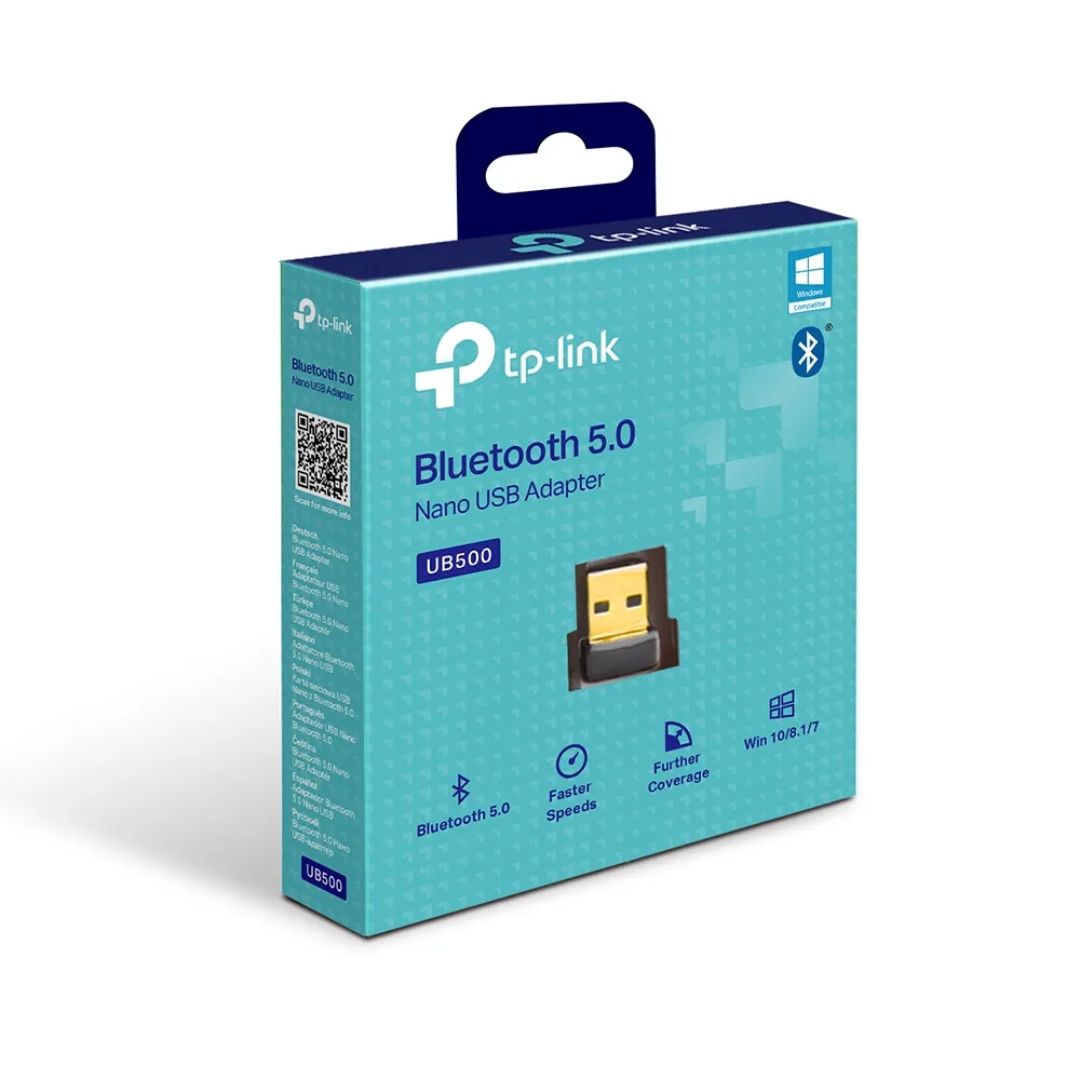 Adaptador TP-Link USB a Bluetooth 5.0 Compatible con Windows UB500