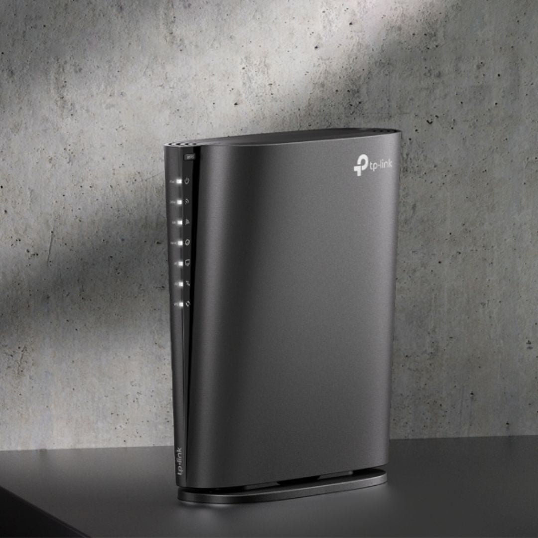 Router TP-Link Inalambrico AX6000 8 Antenas Doble Banda 2.4 y 5GHz 1xWAN 4xLAN 1x2.5Gbps 3x1Giga MU-MIMO ARCHER AX80
