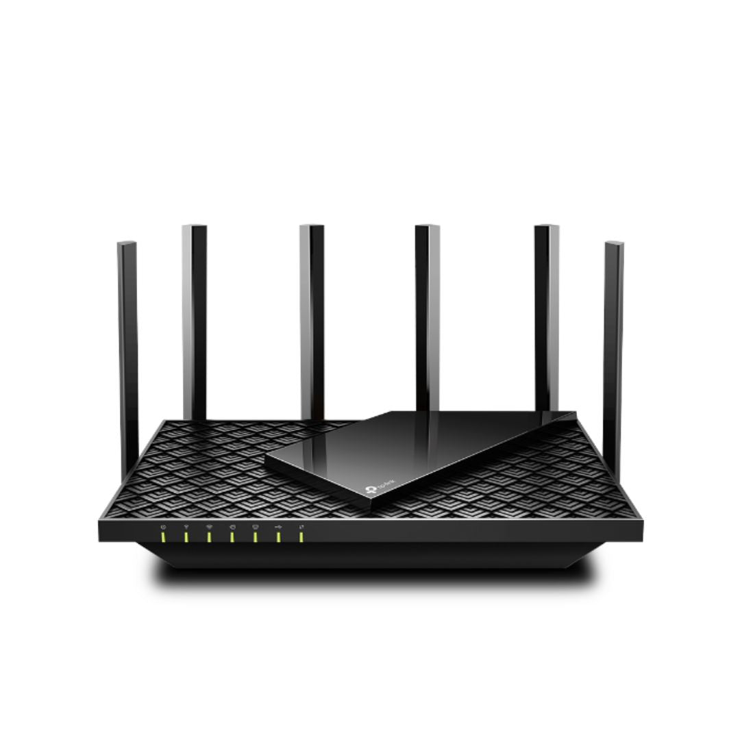 Router TP-Link Inalambrico AX5400 6 Antenas Doble Banda 2.4 y 5GHz 1xWAN 4xLAN MU-MIMO Hasta 100 Dispositivos ARCHER AX72